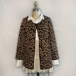 Jones New York - Cheetah Print Cardigan